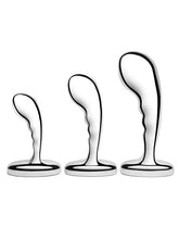 Premium Prostate Pleasure - B-Vibe Stainless Steel Plug Set Prostate Toys